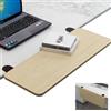 TAZZOR Estensione ergonomica per scrivania - 52 x 25 cm, pieghevole a 90°, non necessita di foratura, prolunga da tavolo, estensione per tastiera, supporto per desk Extender (Oak, 52 x 25 cm)