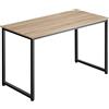 TecTake® Scrivania Moderna, Scrivania Regolabile In Altezza, Design Industriale, in Legno, Struttura In Acciaio, Tavolo da Studio o da Ufficio - 120x59x76,5 cm, Industriale Chiaro
