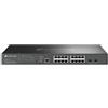 TP-Link Omada SG3218XP-M2 switch di rete Gestito L2+ 2.5G Ethernet (100/1000/2500) Supporto Power over Ethernet (PoE) 1U Nero