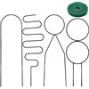 JRSHIRLEYLTD 4 pezzi di traliccio per piante appartamento, supporto piante rampicanti, griglia per piante rampicanti, con 1 rotolo di fascette con chiusura a strappo, per piante rampicanti, fiori, piante in vaso