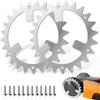 Delixike Lame per robot tosaerba in acciaio inox per Worx Landroid WR141E / WR142E / WR143E / WR165E / WR167E, miglioramento della trazione per robot in acciaio inox viti per accessori ruote fuoristrada