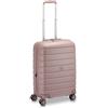 RONCATO RELIFE trolley cabina - 4 ruote, espandibile, altezza 60 cm, con sistema di chiusura TSA, ROSA PASTELLO
