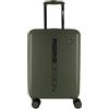 MOMO Design Trolley Cabin Small con Logo Verde Militare e Nero