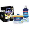 Finish Quantum Infinity Shine pastiglie lavastoviglie Lemon, 160 pastiglie per lavastoviglie + Finish Curalavastoviglie Limone + Finish Brillantante, Additivo Lavastoviglie