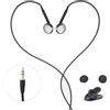 Ywmsfl Auricolari a filo da 3,5 mm Auricolari in-ear per computer portatili radio cavo lungo cavo di prolunga per dispositivi da 3,5 mm