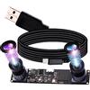 G Modulo fotocamera USB a doppio obiettivo 960p 60fps 3D stereo sincronizzato Webcam Board Modul,1,3MP Dual Lens USB con fotocamera, HD 1/3 OV9750 Webcam 100° per Windows Raspberry Pi Web Camera