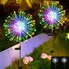 Acxilexy 2 Pezzi Solari Luci Fuochi d'Artificio, 300 LEDs Fuochi d'Artificio Luci con 8 Modalità, Impermeabile Filo di Rame Luci di Fuochi d'Artificio, Luci Solari da Giardino per Sentiero Feste
