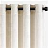 Topfinel Tende Per Interni Oscuranti Lino Tenda Camera Da Letto Bambini a Pannello con Occhielli in Voile Spessa Tenda Semitrasparente per Poggiorno da Letto Ufficio Naturale 2 Pezzi 140 x 260 cm