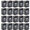 LP BATTERIES Batteria ricaricabile Landport 6 V 4,5 Ah (20 ore/disc.) per sicurezza - Tecnologia VRLA AGM/Modello NSA LP6-4.5 T1 - Box 20 pezzi