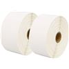 Printing Saver 2 Rotoli 52mm x 25mm Etichette termica diretta compatibili per Zebra GK420d GK420t GC420d GX420d GX420t GC420t GX430t GT800 LP2844 TLP 2844 CL-S521 CL-S621 CL-S631 (2000 Etichette per Rotolo)