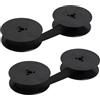 SopwMap 2 Pezzi Nastri GR4 in Nylon per Macchine da Scrivere e Calcolatrici, Nastro per Macchina da Scrivere, Nastro Macchina da Scrivere,Nastri per Macchina da Scrivere in Nylon (Nero)