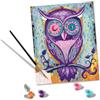 Ravensburger - CreArt Il Sogno della Civetta, Kit per Dipingere con i Numeri, Contiene Tavola Prestampata 24x30 cm, Pennello, Colori e Accessori, Gioco Creativo e Relax per Adulti 14+ Anni