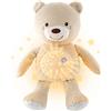 Chicco First Dreams Orsacchiotto Peluche Baby Bear, Soffice Pupazzo Proiettore con Luce Notturna Bambini, Effetti Luminosi e Rilassanti Melodie, Beige - Giochi Neonato 0 Mesi+