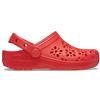 Crocs Classic Floral Cut Out Clog T, Zoccoli Unisex - Bambini e Ragazzi, Cherry Red, 25/26 EU