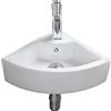 CROSS ZEBRA Lavabo in Ceramica Lavabo per Bagno Angolo Sospeso Piccolo Lavabo Bianco di Alta Qualità Ciotola per WC da Bagno Guardaroba