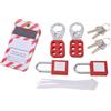 Beufee Kit Dispositivo Di Blocco Interruttore Automatico, Lucchetto Safty Loto Tag Set Di Fermagli Kit Di Blocco Elettrico Tagout Tag Hasp Set Di Lucchetti Di Sicurezza per Industria