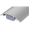 ALUNOVO - Canalina passacavi in alluminio e acciaio INOX spazzolato, diverse lunghezze moderno Länge: 40cm argento opaco