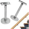 mongtsamz Regolabile Staffe per Corrimano, 2 Pezzi Acciaio Inossidabile Staffa Corrimano Scale Ringhiere Parete Supporti per Interne ed Esterne Ringhiera Fissaggio Bagni Corridoi Staffe Corrimano