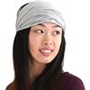 CHARM Fascia Per Capelli Uomo Bandana Cotone Donna - Fasce Cotone Biologico Testa Fascette Capelli Sportiva Pirata Grigio Chiaro M