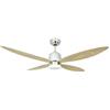 AireRyder Stratus Ventilatore a Soffitto a Risparmio Energetico con Illuminazione e Telecomando, 132 cm, Pale a Punta