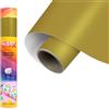 Siser EasyPSV Starling - Vinile Adesivo Permanente Gold Gloss 150 x 30 cm, Per Personalizzare Oggetti e superfici rigide, Compatibile Con Plotter Da Taglio, Lavabile in Lavastoviglie