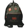 Pepe Jeans Ponder Zaino Scuola, Blu, Bretelle regolabili per un comodo trasporto, vari scomparti, Joumma Bags, Nero, Taglia unica, Zaino sacco