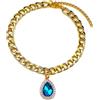 DHJWDUX 1 Pezzo Collare Catena per Cani Collare semistrozzo Cane Collare a strozzo con Ciondolo a Forma Personalizzati Regali per Amanti di Cani Animali Domestici Gatti Oro