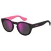 HAVAIANAS TRANCOSO/M Occhiali, Black Fuchsia, 49 Unisex Adulto, nero, fucsia