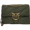 Pinko Borsa a tracolla Extra Love Bag Puff verde da donna UNI