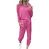 MJGkhiy Tute Donna Complete Offerte Casual Sportive Completa Set Cappuccio e Pantalone Due Pezzi Lunghi Tuta Sportivo Cappuccio Sportivo Morbida Comoda Pullover Tuta Donna Completa Set