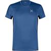 MONTURA Join T-Shirt Tecnica da Uomo, Ideale per Varie attività Outdoor e Tempo Libero (IT, Testo, XL, Regular, Regular, Azzurro/Blue)