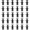 OTOTEC 30Pcs 51471911992 Auto Trim Clips Paraurti Ruota Arco Fodere Splashguard Push-in Rivetti di Fissaggio Plastica Nera 51470146782