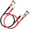 CarBole Cavi Batteria 16mm² 50cm,Cavo Batteria Auto 12V 100A,I Fili di Rame Stagnato e i Terminali di Rame Stagnato Hanno un'eccellente Conducibilità Elettrica,per Auto,Cavo Inverter