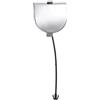 Bohaner Tappo di copertura per occhiotraino cromato copertura paraurti posteriore 735455393 paraurti posteriore per FIAT 500 2007-2015