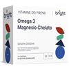 Bright Naturo Omega 3 e Magnesio - Gestione dell'Età. 2 Supplementi in 1 Confezione per la Salute del Cuore, del Cervello e del Sistema Nervoso | Per 2 Mesi (56 Dosi Giornaliere)