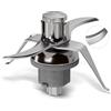 Chef-Mix Alternativo Coltello miscelatore compatibile con Bimbу TM21 | Coltello coltello di ricambio accessori, in acciaio inox, con guarnizione, ultra affilato, per robot da cucina