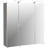 Schildmeyer 133076 Trient - Armadietto a specchio, 70 x 16 x 75 cm, finitura grigio frassino