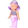 Corolle 9000240070 - Mini bambola a forma di sirena Naya in vinile con capelli semi-lunghi, con sirena rimovibile, 20 cm, profumo di vaniglia, a partire dai 3 anni in su