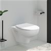 evineo ineo2 WC con scarico sifonico sospeso, BE0966WH, ineo2 bianco [WC > WC Sospesi]