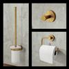 Viverso x sense set accessori bagno 3 in 1, VR3000BG+VR2100BG+VR4000BG, x sense oro spazzolato [Accessori Bagno > Set di accessori da bagno]