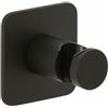 Herzbach Living Spa supporto doccetta, 36.646300.1.12, Living Spa nero opaco [Rubinetteria Bagno > Doccette / Supporti]