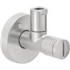 Herzbach Universal valvola ad angolo, 1/2" x 3/8", 36.954780.1.14, Universal acciaio inox spazzolato [Rubinetteria Bagno > Rubinetti Filtro]