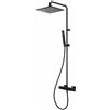 Herzbach Living Spa colonna doccia con termostatico, 36.988250.2.12, Living Spa nero opaco [Rubinetteria Bagno > Colonne Doccia]