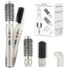 AXCEED Spazzola Elettrica per Capelli - 2 Livelli di Temperatura e Flusso D'aria Spazzola Asciugacapelli,Spazzola Capelli Elettrica con 3 Accessori per Lo styling e Tecnologia, Funzione Anti-crespo