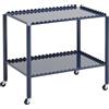 Hay - Carrello/tavolo d'appoggio Arcs - Blu - Acciaio - Designer Muller Van Severen