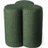 POLSPOTTEN - Pouf Pouf forme - Verde - Tessuto a ricciolo