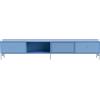 MONTANA - Mobile TV Meuble TV - Blu - Acciaio perforato - Designer Peter J. Lassen