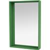 MONTANA - Specchio murale Colour Frame - Verde - Vetro specchio - Designer Peter J. Lassen
