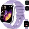 QCOQ Smartwatch Uomo Donna, 1.96 Orologio Smartwatch con Effettua o Risposta Chiamate, 110+ Sportive Smart Watch con Contapassi/Sonno/Cardiofrequenzimetro, Impermeabil IP68 Fitness Tracker per Android/iOS