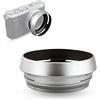 JJC Paraluce Dedicato per Fujifilm X100VI, X100V, X100F, X100S, X100T, X100, X70 Sostituisce Fuji LH-X100 (Argento)